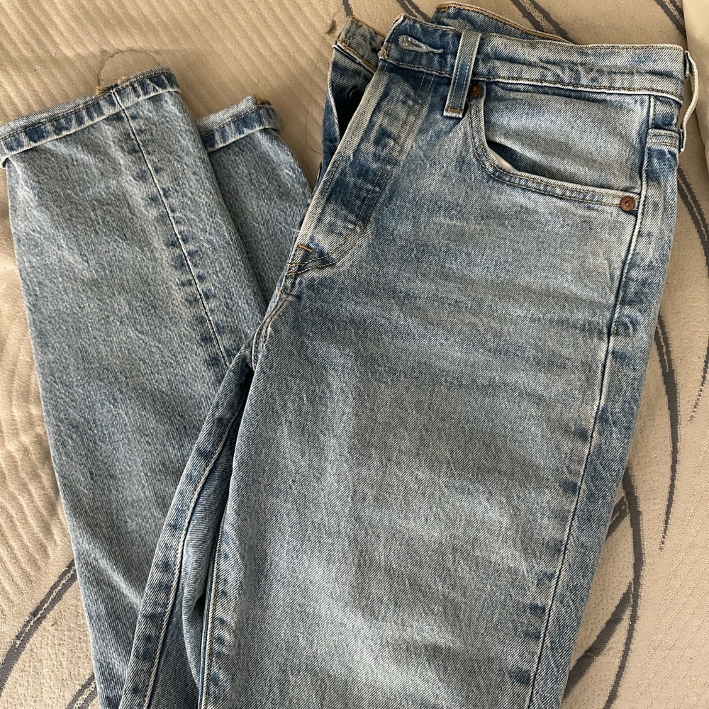 Levi 501s Classic Blue Denim Jeans